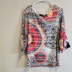 Onque Casuals Multicolor Mandala Blouse